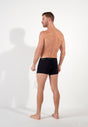 General view of a men model wearing HO black  Boxer Briefs