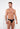 Front view of a men model wearing HO black  Comfort Micro Briefs