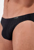 Close-up view of a men model wearing HO black  Comfort Micro Briefs