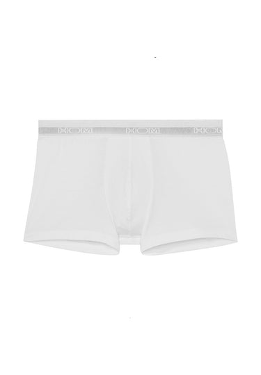 Front cutout view of HO white cotton Boxer Briefs