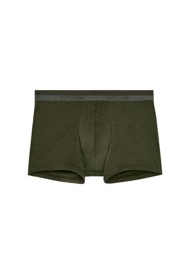 Front cutout view of HO dark khaki cotton Boxer Briefs