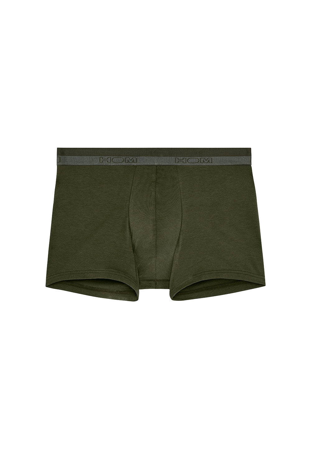 Front cutout view of HO dark khaki cotton Boxer Briefs