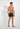 General view of a men model wearing HO dark khaki cotton Boxer Briefs