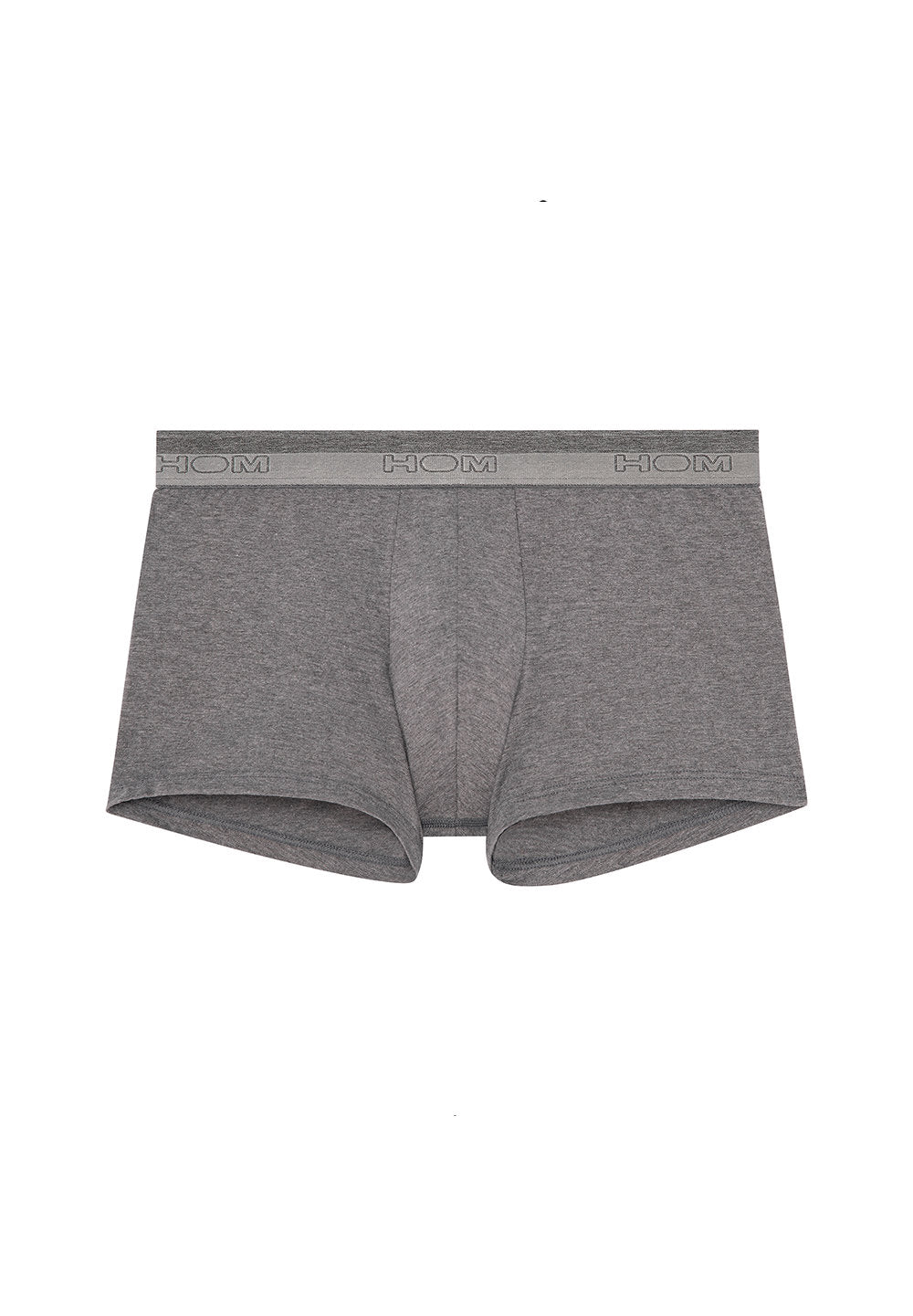 Front cutout view of HO grey cotton Boxer Briefs