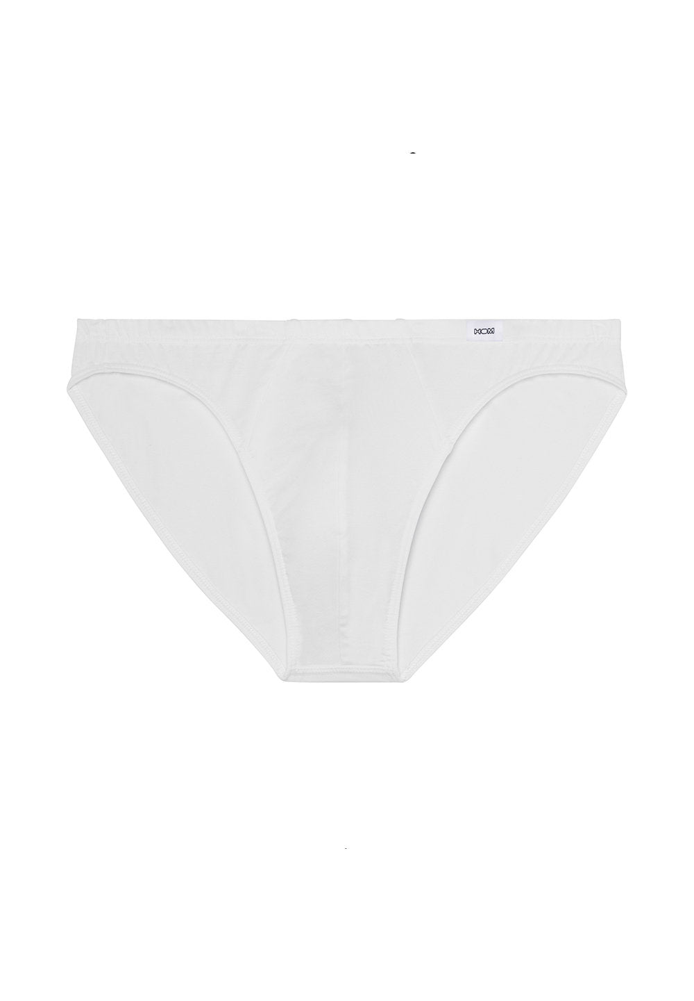 Front cutout view of HO white cotton Comfort Micro Briefs