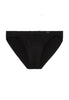 Front cutout view of HO black cotton Comfort Micro Briefs