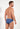Back view of a men model wearing HO jeans blue cotton Mini Briefs