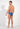 General view of a men model wearing HO jeans blue cotton Mini Briefs