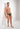 Full-body view of a men model wearing HO dark khaki cotton Mini Briefs