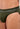 Close-up view of a men model wearing HO dark khaki cotton Mini Briefs