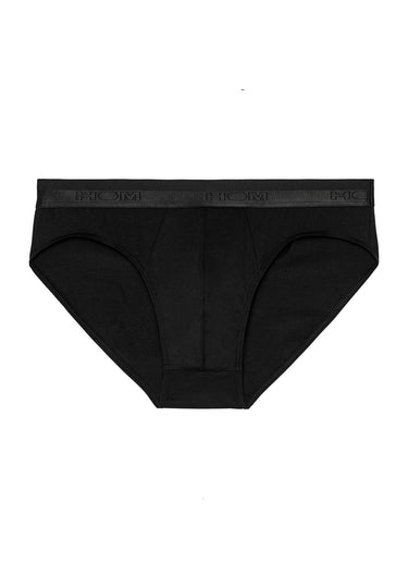 Front cutout view of HO black cotton Mini Briefs