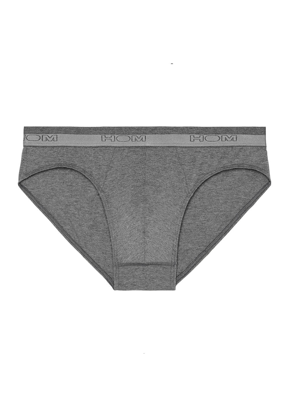 Front cutout view of HO grey cotton Mini Briefs