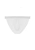 Front cutout view of HO white cotton Tanga Briefs