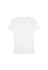Front cutout view of HO white cotton Tee-Shirt V Neck
