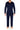Full-body view of a men model wearing HO navy  L/SLV Shirt V-Neck