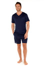 Full-body view of a men model wearing HO navy  Shorts