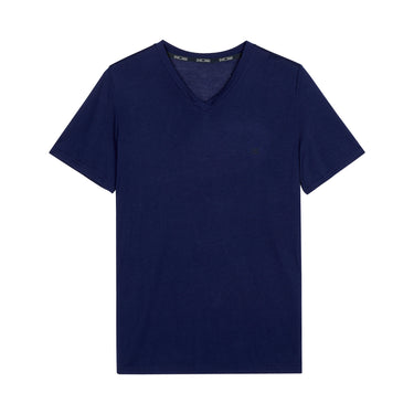 Front cutout view of HO navy  Tee-Shirt V Neck