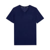 Front cutout view of HO navy  Tee-Shirt V Neck