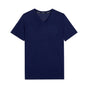 Front cutout view of HO navy  Tee-Shirt V Neck