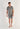 Full-body view of a men model wearing HO grey  Tee-Shirt V Neck