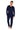 General view of a men model wearing HO navy  Trousers