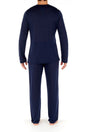 General view of a men model wearing HO navy  Trousers