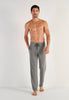 Full-body view of a men model wearing HO grey  Trousers