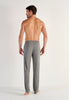 General view of a men model wearing HO grey  Trousers