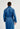 Back view of a men model wearing HO blue  Robe