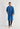 Full-body view of a men model wearing HO blue  Robe