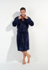 General view of a men model wearing HO navy  Robe