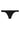 Front cutout view of HO black cotton G-String