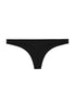 Back cutout view of HO black cotton G-String