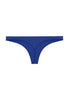 Back cutout view of HO blue cotton G-String