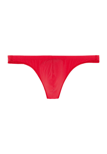 Front cutout view of HO red cotton G-String