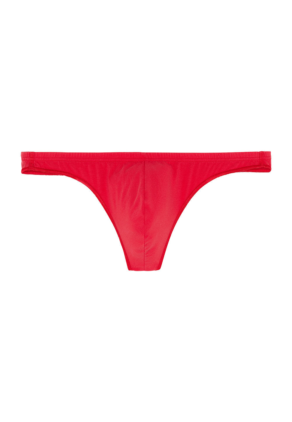 Front cutout view of HO red cotton G-String