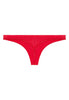 Back cutout view of HO red cotton G-String