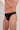General view of a men model wearing HO black  G-String