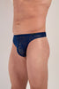 General view of a men model wearing HO navy  G-String