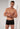 General view of a men model wearing HO black  Trunk