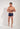Full-body view of a men model wearing HO navy  Trunk