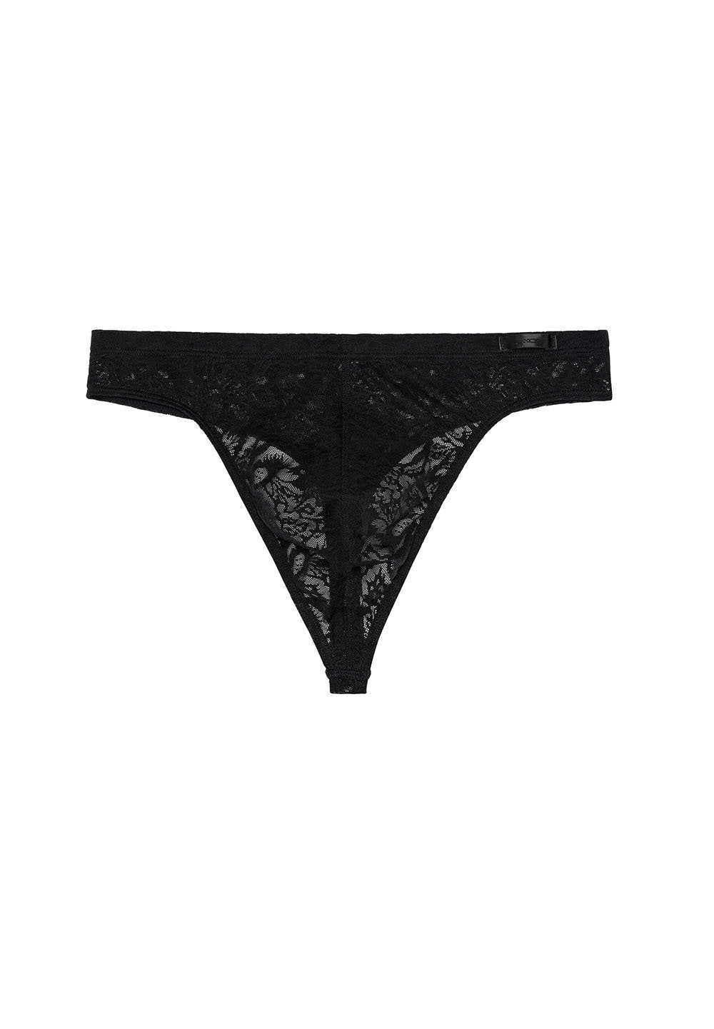Front cutout view of HO black  G-String