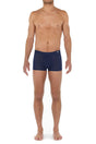Front view of a men model wearing HO navy  Comfort Boxer Briefs