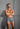 Full-body view of a men model wearing HO grey  Comfort Boxer Briefs