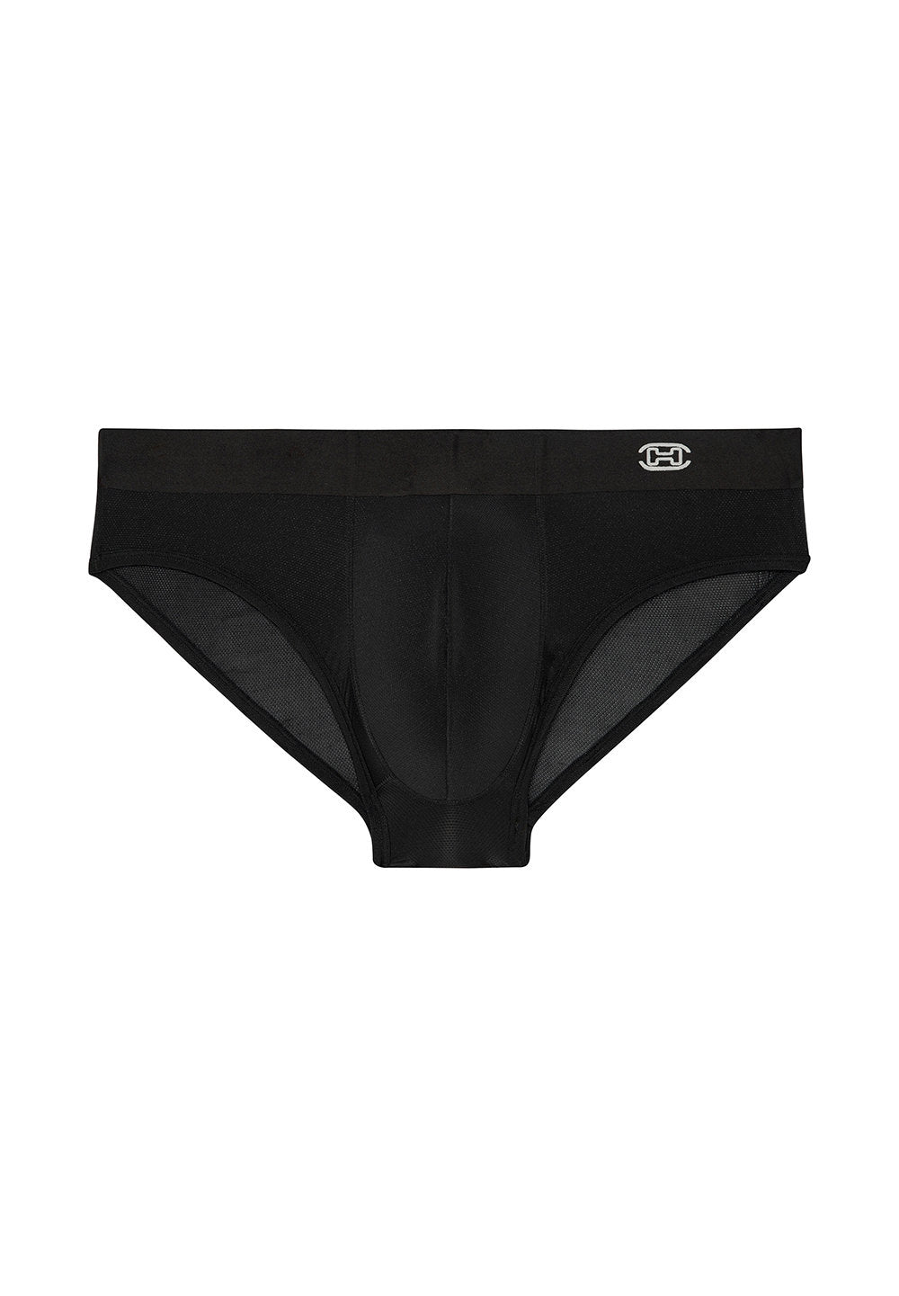 Front cutout view of HO black  Comfort Briefs