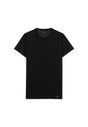 Front cutout view of HO black  Tee-Shirt Crew Neck