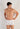 Front view of a men model wearing HO white cotton Boxer Briefs HO1