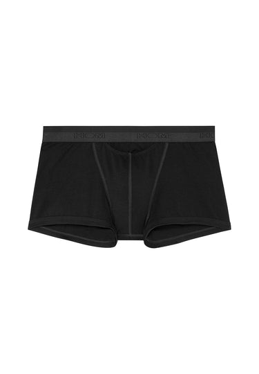 Front cutout view of HO black cotton Boxer Briefs HO1