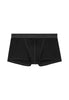 Front cutout view of HO black cotton Boxer Briefs HO1