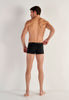 General view of a men model wearing HO black cotton Boxer Briefs HO1